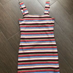Forever 21 US S striped mini dress